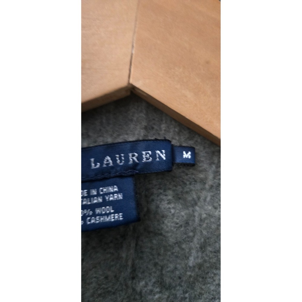 Polo Ralph Lauren Cable‑Knit Wool/Cashmere Cardigan – Castleton Green -Women's M - Picture 13 of 16